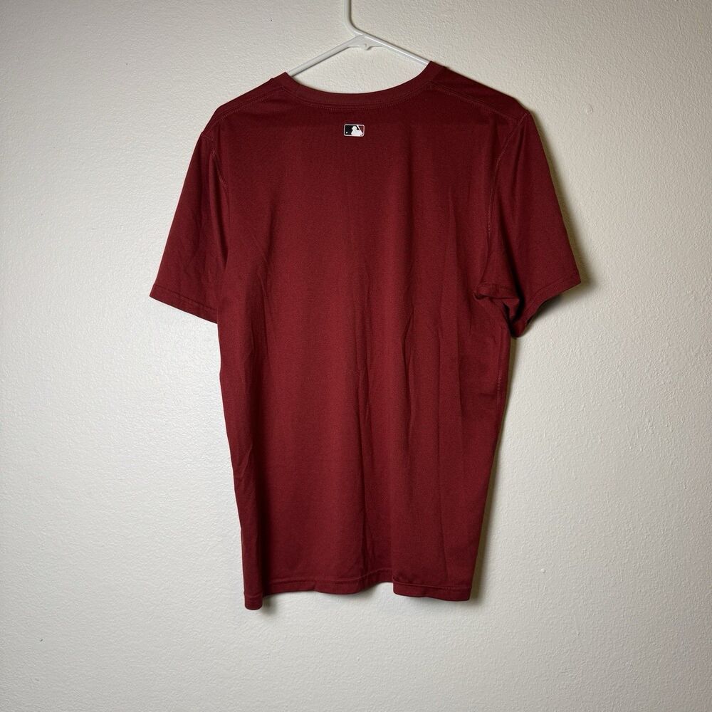 Arizona Diamondbacks Shirt Mens Medium Red MLB Baseball Dri-FIT Nike Tee T-Shirt - Picture 2 of 8
